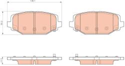 TRW Sada brzdových platničiek kotúčovej brzdy TRW GDB1936 (GDB1936)