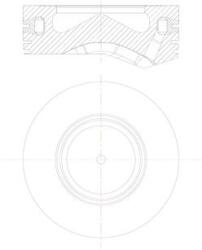 MAHLE Piest MAHLE 081 PI 00105 000 (081 PI 00105 000)