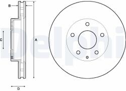 DELPHI Tarcza Ham. Przod (bg4712c)