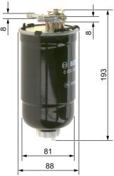 Bosch Palivový filter BOSCH 0 450 906 322 (0 450 906 322)