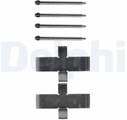 DELPHI Súprava príslušenstva, obloženie kotúčovej brzdy DELPHI LX0107 (LX0107)