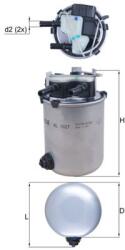 MAHLE Palivový filter MAHLE KL 1027 (KL 1027)