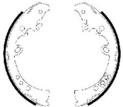 TEXTAR Sada brzdových čeľustí TEXTAR 91066300 (91066300)