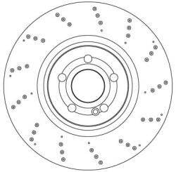 TRW Brzdový kotúč TRW DF6946S (DF6946S)