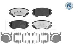 MEYLE Sada brzdových platničiek kotúčovej brzdy MEYLE 025 244 1219/PD (025 244 1219/PD)