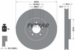 TEXTAR Brzdový kotúč TEXTAR 92178103 (92178103)