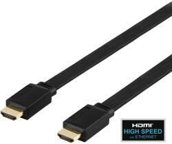 Deltaco 100009 HDMI kábel 3 M HDMI A-típus (Standard) Fekete (R00100009)