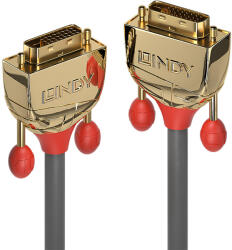 Lindy 36202 DVI kábel 2 M DVI-D Szürke (36202)