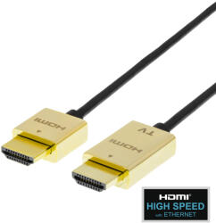 Deltaco 100012 HDMI kábel 3 M HDMI A-típus (Standard) Fekete (100012)