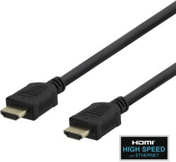 Deltaco 100015 HDMI kábel 5 M HDMI A-típus (Standard) Fekete (R00100015)