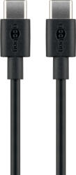 Goobay 51243 USB kábel USB 2.0 2 M USB C Fekete (51243)