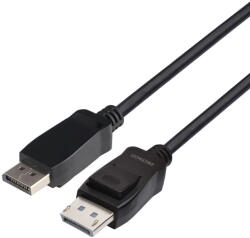 Deltaco DP8K-1020-LSZH DisplayPort kábel 2 M Fekete (DP8K-1020-LSZH)