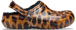Crocs Classic Lined Animal Print Clog Női bélelt papucs (206559-95K M5W7)