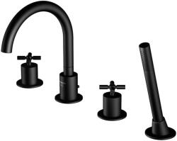 Steinberg 250 - Kádperemes csaptelep, 4 lyukú beépítés, fekete 250 2400 S (250 2400 S)