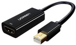 UGREEN MD112 адаптер/кабел Mini DisplayPort към HDMI, 1080p, 0.2 m, черен (10461)