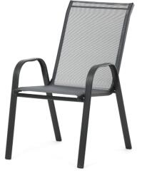  Autronic Kerti szék Caroa, szürke fém (AZC-C1000 GREY)