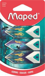 MAPED Radír, MAPED Dragon Pyramid sárkány , 3 darab (IMA119524) (119524)