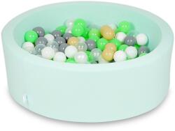  Labdamedence menta 90x30cm tavaszi színekben labdákkal