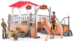 Faunica Set de joacă Faunica - Grajd mic, cu cal și accesorii, 34 de piese (96038) Figurina