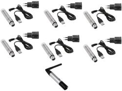 EUROLITE Set QuickDMX 1x transmitter + 6x AKKU receiver