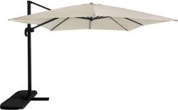 Garden Line Kerti vagy terasz esernyő, négyzet alakú, csuklós, krémszínű, 300x300 cm, Róma 6438 (GAO5408)
