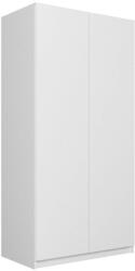 GreenSite SD-90 gardróbszekrény akasztós és polcos résszel, fehér