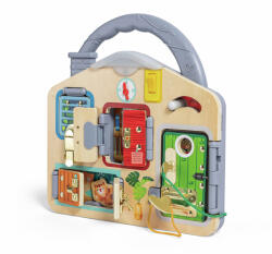 Hape Tabla de joc încuietori Lock & Learn, 3-6 ani+ (14A439)