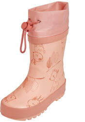 Playshoes Cizme de cauciuc, fete, roz cu caprioare, 22/27 roz/rosu deschis (148D7D)