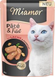 Miamor Pate and Filet with Salmon szeletelt lazacfilé 85 g