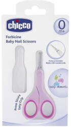 Chicco Olló Kerekített Hegyű Rózsaszín - Biztonságos Körömvágás Babáknak, Precíz és Kímélő Kialakítás