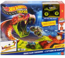 Mattel Hot Wheels Monster Trucks: Set de pistă Mușcătura de șarpe - Mattel (JJN44)