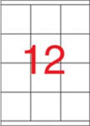 APLI 3 pályás etikett, 70 x 67, 7 mm, 1200 etikett/csomag (1290)