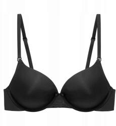 Triumph Lovely Micro Whpm merevítős, sima fekete melltartó 75D (101866250004-1219)