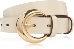 Paolo Peruzzi Női bőr nadrágöv 90 cm | krémszínű