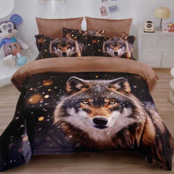 idealisotthon 3 részes nyomtatott ágyneműhuzat - farkas (IO-SY-BL-PRINT-3-WF)