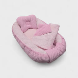 Vaganza Babafészek szett waffle/wellsoft - Rózsaszín (5999120542383)