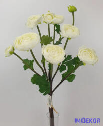  Boglárka 9 ágú köteg 65cm - Törtfehér