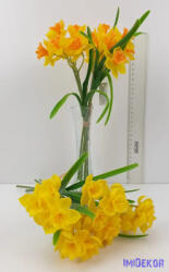  Gumis nárcisz 5 szálas köteg 28cm - Sárga
