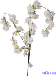  Barack ág 106cm - Fehér-Rózsaszín