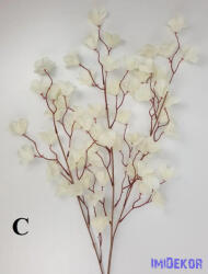  Virágzó ág 115cm - Törtfehér