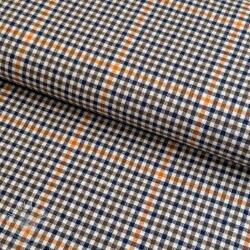  Pamutvászon YARN DYED BRUSHED Check Mike ecru