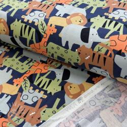  Szabadidő anyag Animaland navy