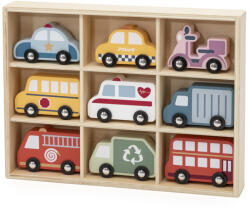 Viga Toys Set vehicule urbane cu cutie, viga (44281)