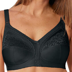 Triumph puha, merevítő nélküli melltartó soft Claudette 104 Nx fekete 75C (Elegancki soft miękki bez fiszbin)