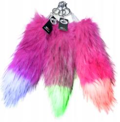  Csillogó farok kita kulcstartó Led sisak medál Sísisakhoz Mot (022)