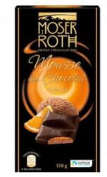 Moser Roth Sötét Csokoládé Narancs és Csokoládé mousse-szal 150g (4061458086721)