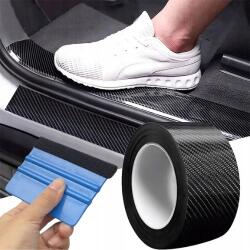 Chiny Védőszalag Karbon Küszöbvédő Fólia Autó Csomagtartó 3m x7cm +rakkó