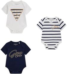 Guess Комплект бодита с къс ръкав Guess - Щампи с райета, многоцветни, 0-3 м (20261-H6RW05-KA6W1-FB58-0-3M) - baby