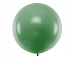 Party Deco Kerek lufi 1m, Pasztell Sötétzöld