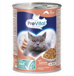 PreVital Nedves macskaeledel Prevital lazac Asc zselében 415 g